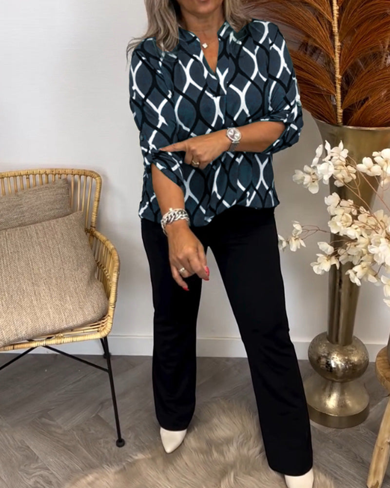 Noor – Bluse mit Grafikdruck