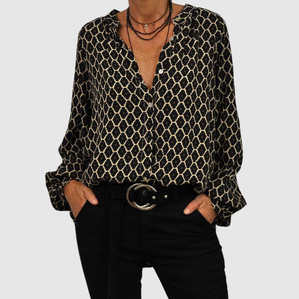Bluse | Premium Geometrisch