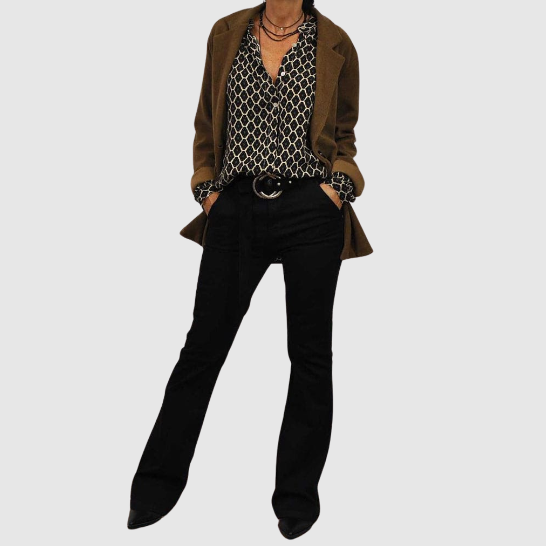 Bluse | Premium Geometrisch