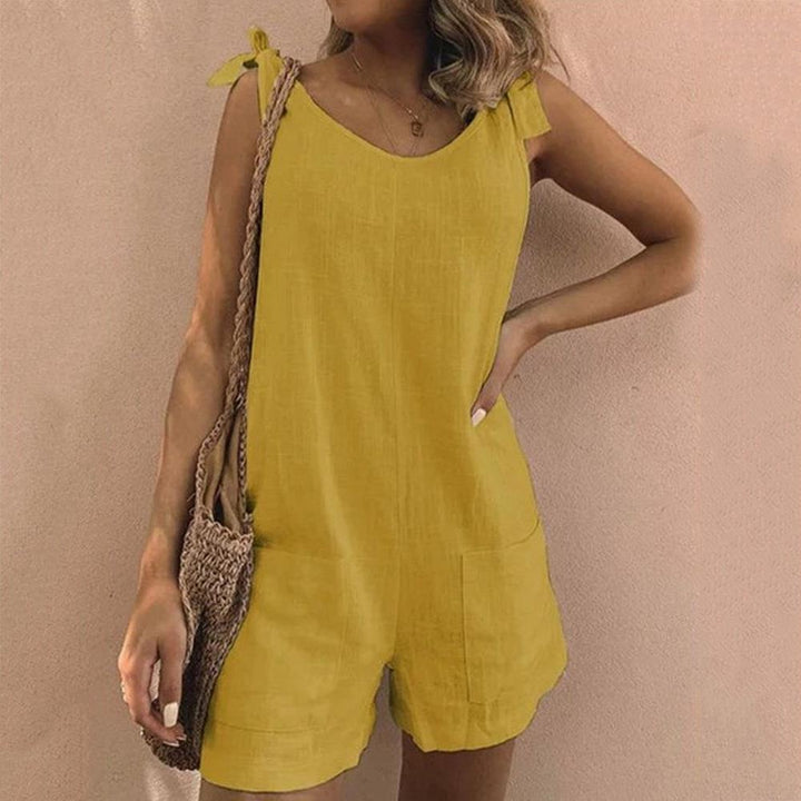 Jumpsuit | Bindeträger mit Taschen