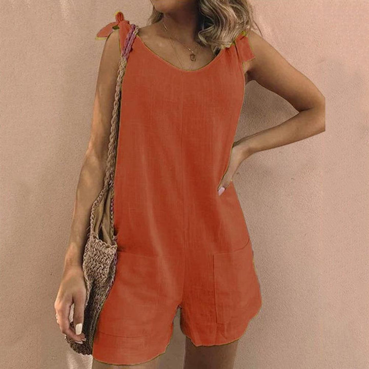 Jumpsuit | Bindeträger mit Taschen