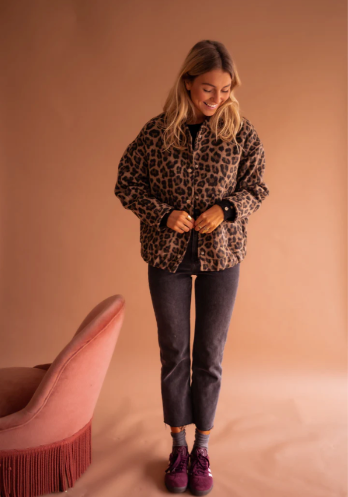 LEONA™ | Die Leoparden-Bomberjacke