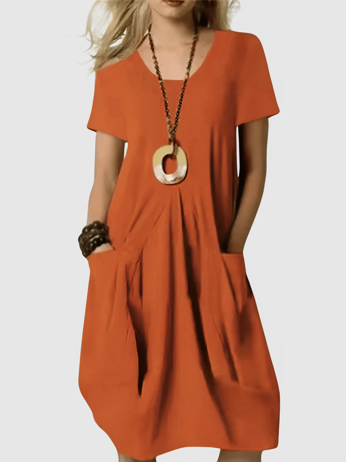 Kleid | Kurzarm mit Taschen