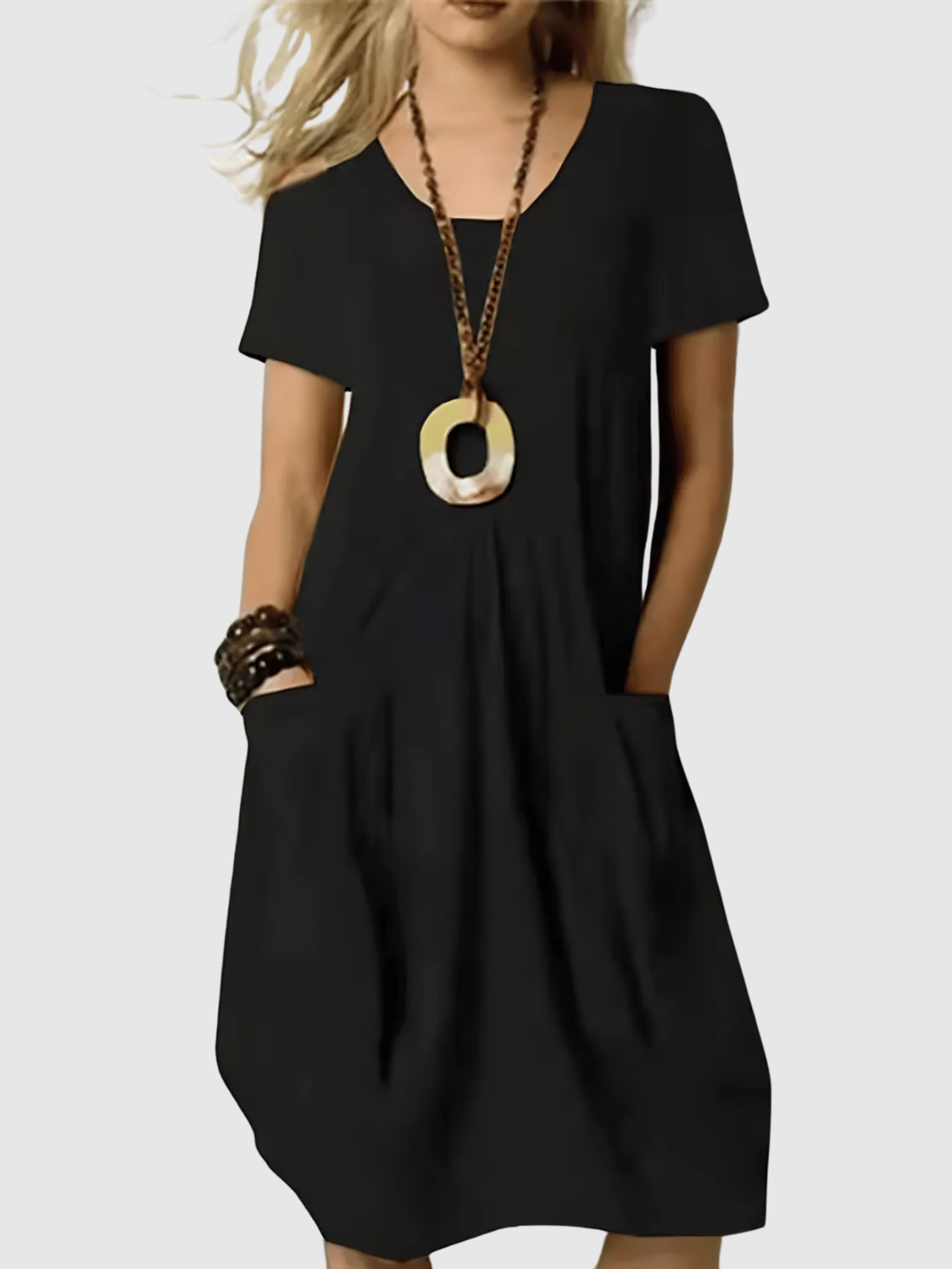 Kleid | Kurzarm mit Taschen