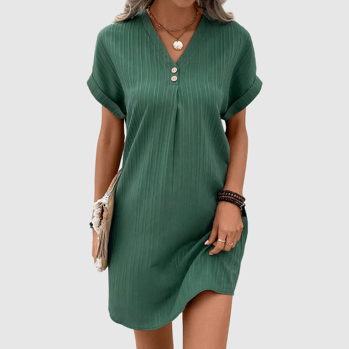 Kleid | Kurz mit Knöpfen