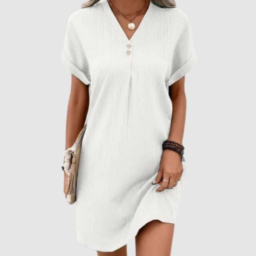 Kleid | Kurz mit Knöpfen