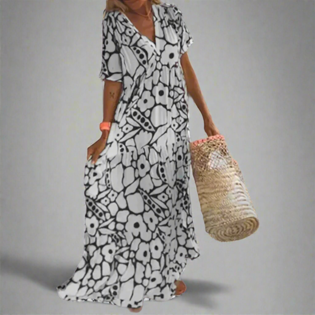 Kleid | Leicht mit V-Ausschnitt