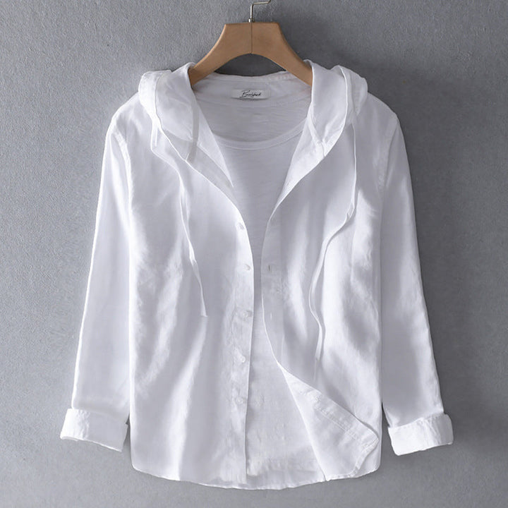 Filipa – Baumwollbluse mit Kapuze