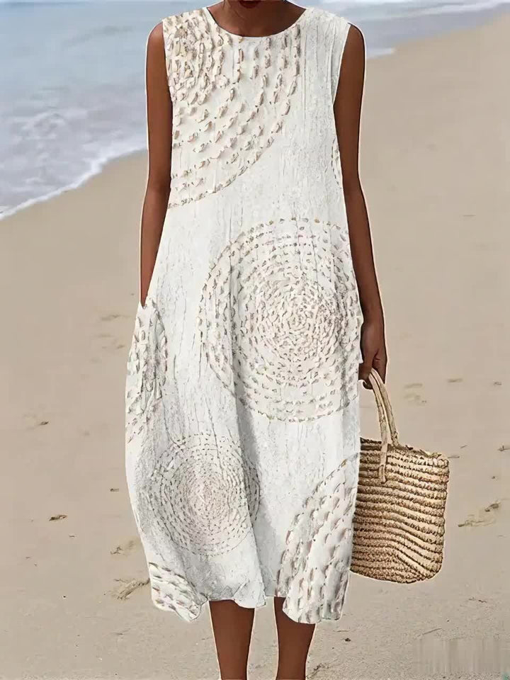 Kleid | Ärmellos, lässig, bedruckt